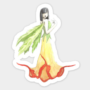 Datura fairy Sticker