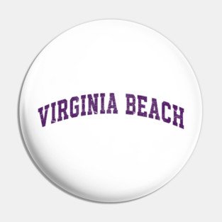 Virginia Beach Text Pin