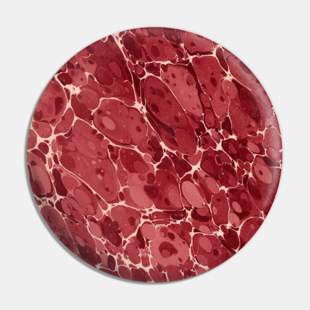 Crimson Marble Pin by casualteesinc