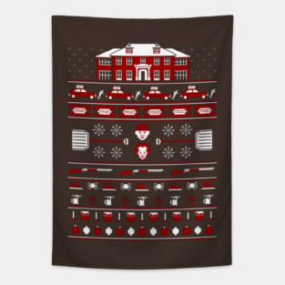 Merry Xmas You Filthy Animal Tapestry