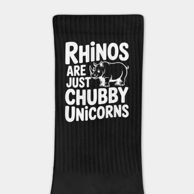 Rhinos Are Just Chubby Unicorns by Frank Ring