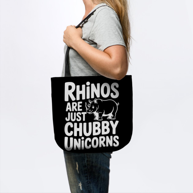 Rhinos Are Just Chubby Unicorns by Frank Ring