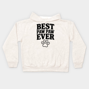 Best Paw Paw Ever Kids Hoodie