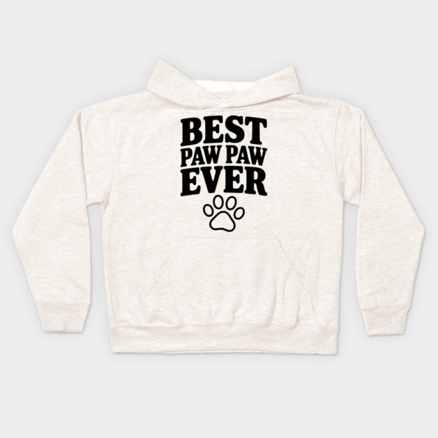 Best Paw Paw Ever Kids Hoodie by Frank Ring