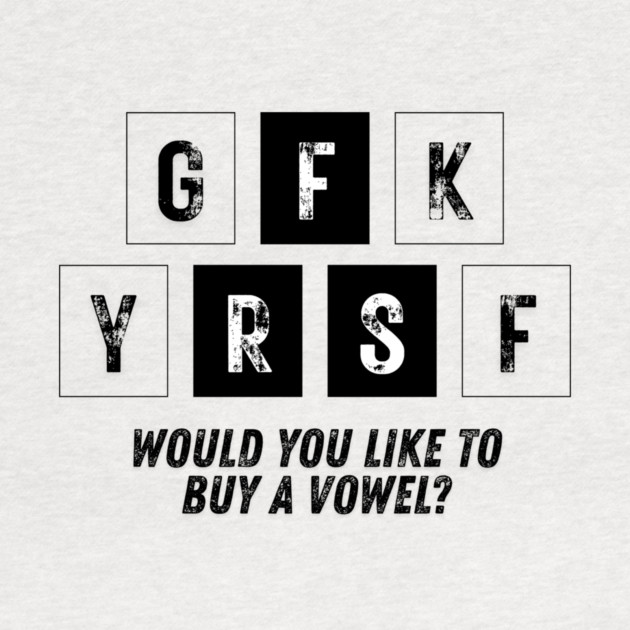 The Cost of a Vowel by Designed By Marty