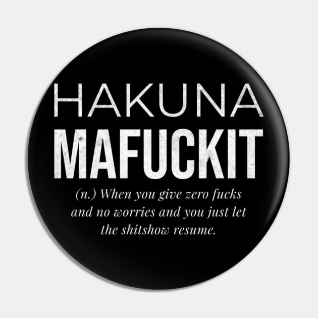 Zen for the Shi*tshow Pin by Designed By Marty