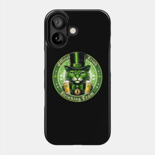 Official Irish Drinking Team – Lucky Cat St. Patrick’s Day Phone Case