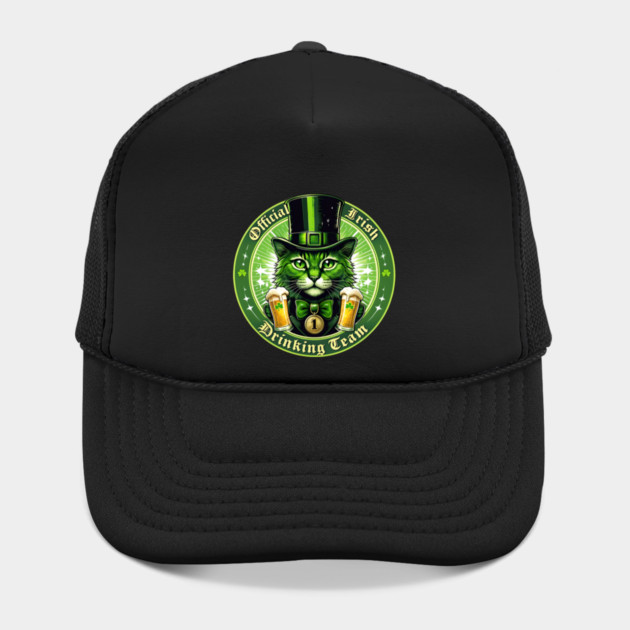 Official Irish Drinking Team – Lucky Cat St. Patrick’s Day by MCALTees