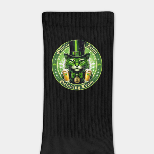 Official Irish Drinking Team – Lucky Cat St. Patrick’s Day by MCALTees