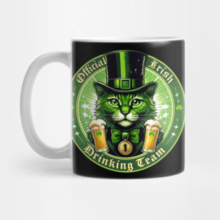 Official Irish Drinking Team – Lucky Cat St. Patrick’s Day Mug