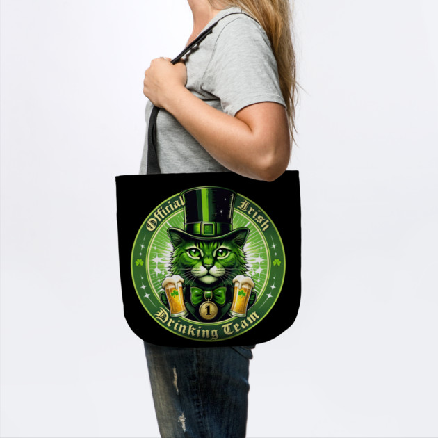 Official Irish Drinking Team – Lucky Cat St. Patrick’s Day by MCALTees