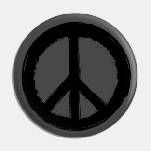 Vintage Peace Sign in tie dye or solids Pin