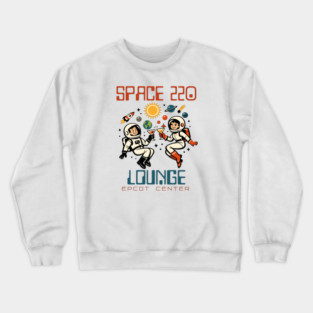 Space 220 Lounge Epcot Center Orlando Florida Crewneck Sweatshirt