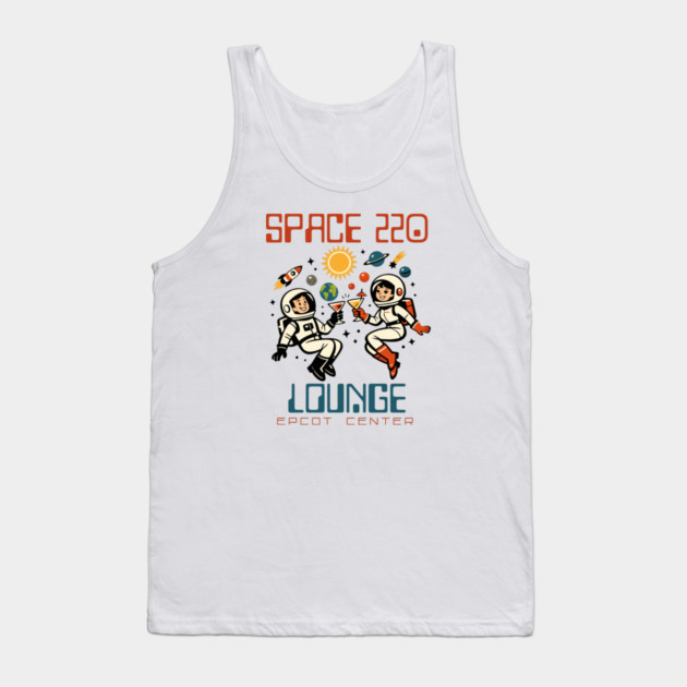 Space 220 Lounge Epcot Center Orlando Florida Tank Top by Joaddo