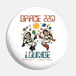 Space 220 Lounge Epcot Center Orlando Florida Pin