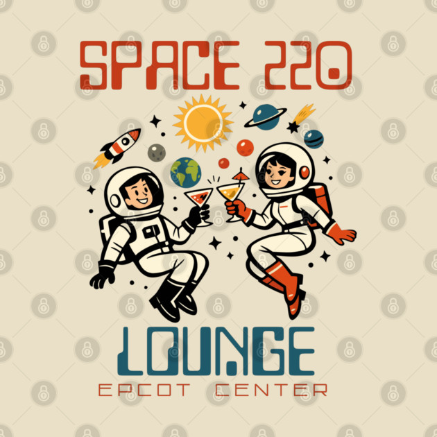 Space 220 Lounge Epcot Center Orlando Florida by Joaddo