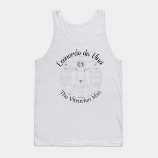The Vitruvian Man - by Leonardo da Vinci Tank Top