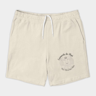 The Vitruvian Man - by Leonardo da Vinci Shorts