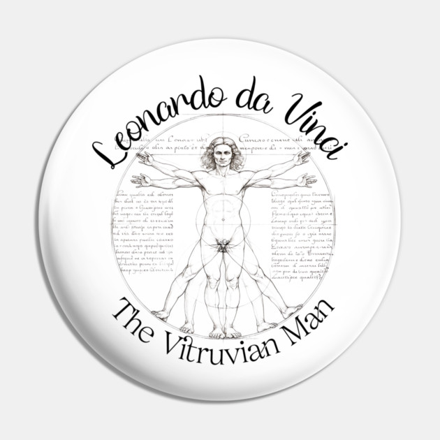 The Vitruvian Man - by Leonardo da Vinci Pin by Jerry