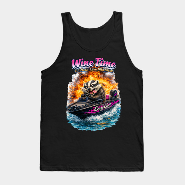 Wine Time! Tank Top by CrazyGirl