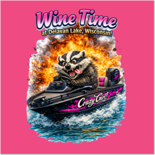 Wine Time! Posters and Art