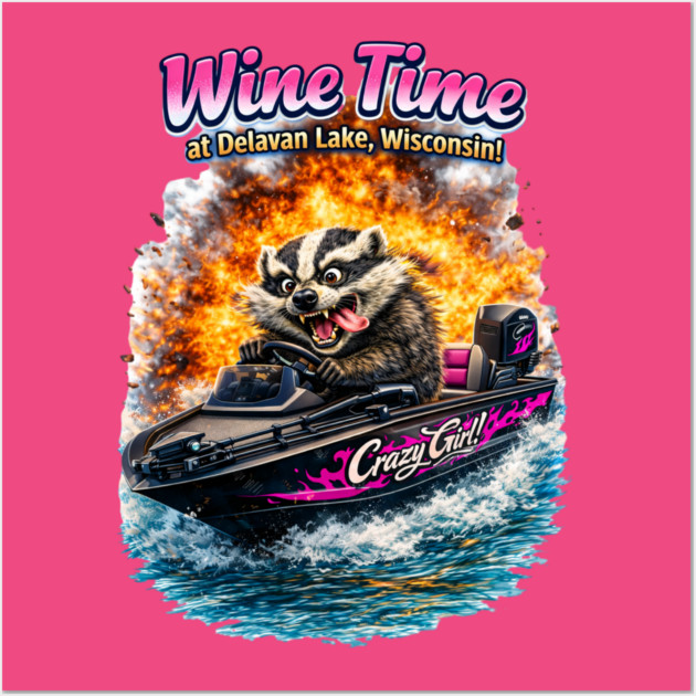 Wine Time! Wall Art by CrazyGirl