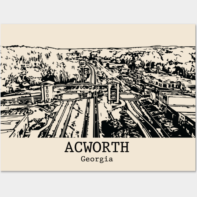 Acworth - Georgia Wall Art by Lakeric