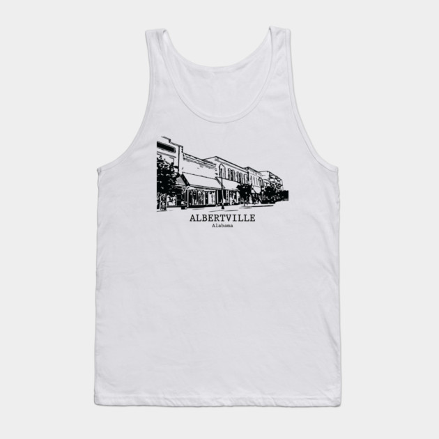 Albertville - Alabama Tank Top by Lakeric