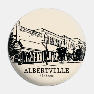 Albertville - Alabama Pin