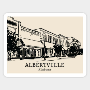 Albertville - Alabama Sticker
