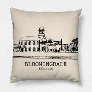 Bloomingdale - Illinois Pillow