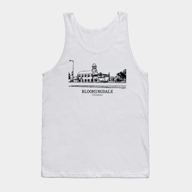 Bloomingdale - Illinois Tank Top by Lakeric