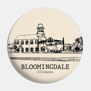 Bloomingdale - Illinois Pin