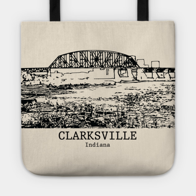 Clarksville - Indiana Tote by Lakeric