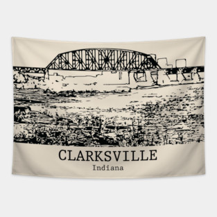 Clarksville - Indiana Tapestry