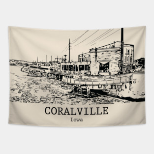 Coralville - Iowa Tapestry