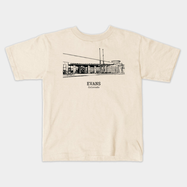 Evans - Colorado Kids T-Shirt by Lakeric