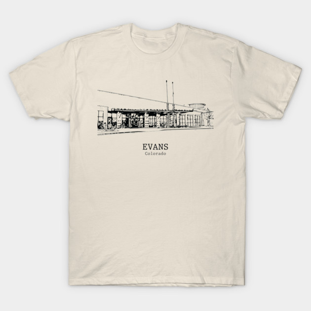Evans - Colorado T-Shirt by Lakeric