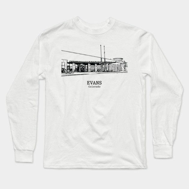 Evans - Colorado Long Sleeve T-Shirt by Lakeric