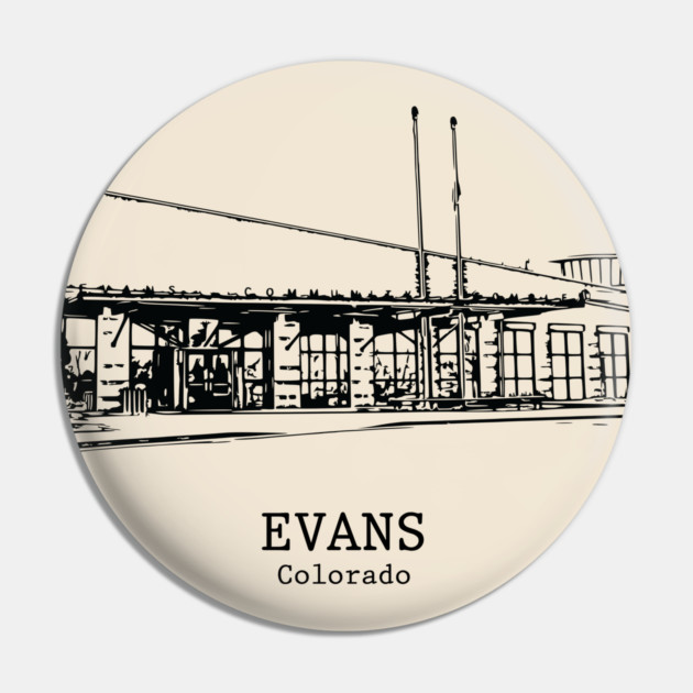 Evans - Colorado Pin by Lakeric