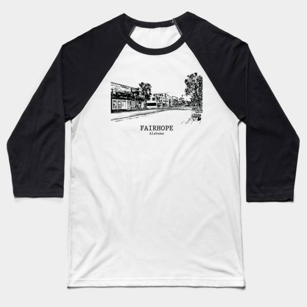Fairhope - Alabama Baseball T-Shirt by Lakeric