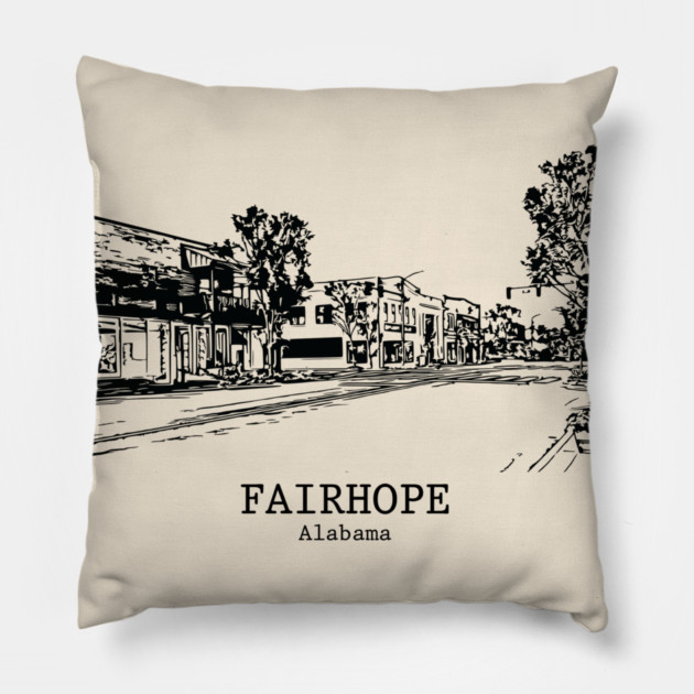 Fairhope - Alabama Pillow by Lakeric
