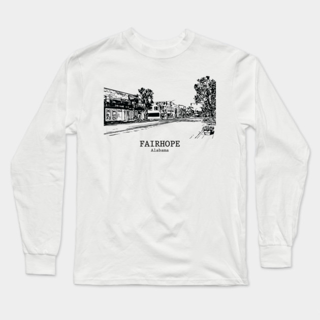 Fairhope - Alabama Long Sleeve T-Shirt by Lakeric