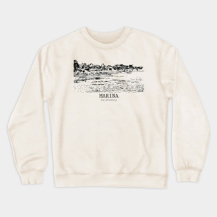 Marina - California Crewneck Sweatshirt