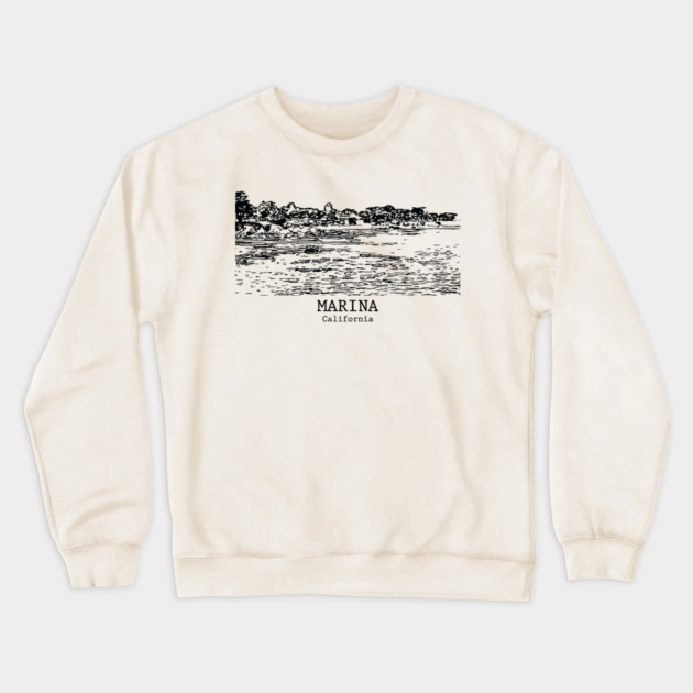 Marina - California Crewneck Sweatshirt by Lakeric