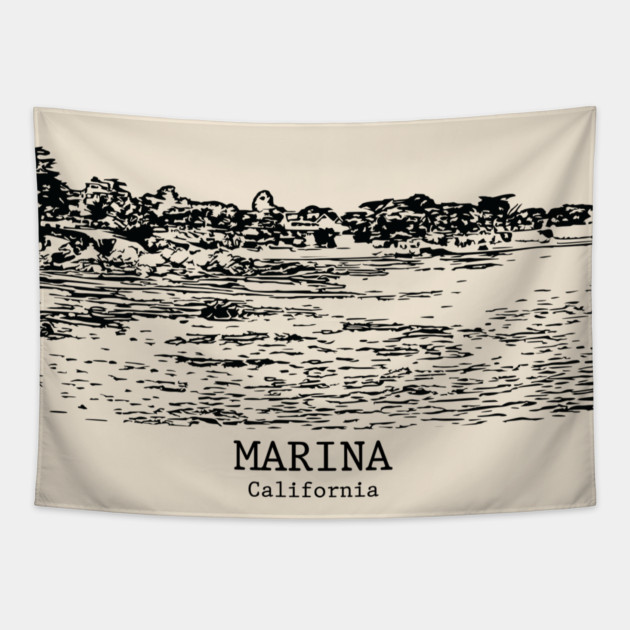 Marina - California Tapestry by Lakeric