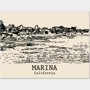 Marina - California Posters and Art