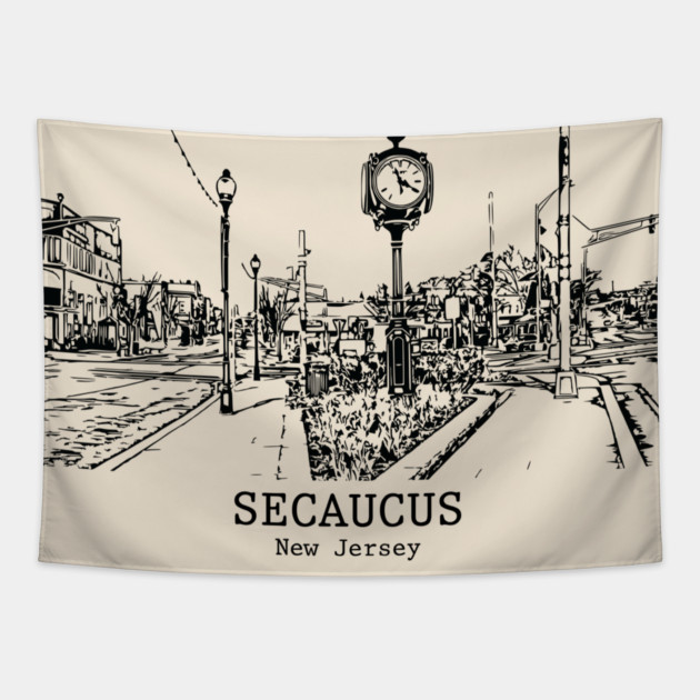 Secaucus - New Jersey Tapestry by Lakeric