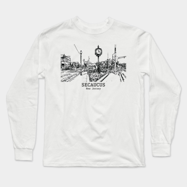 Secaucus - New Jersey Long Sleeve T-Shirt by Lakeric