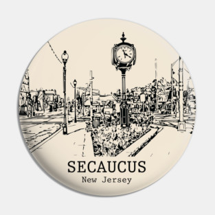 Secaucus - New Jersey Pin